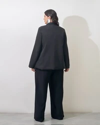 blazer risca de giz alfaiataria kayla