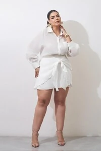 shorts saia ramie amarracao kayla