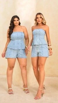 pre venda shorts jeans recortes divas