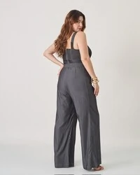 cropped corset denim spandex upper
