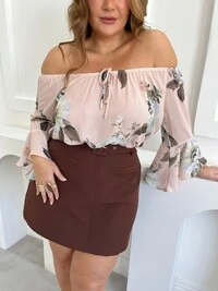saia shorts alfaiataria com cinto recife hotpink