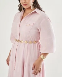 pre venda vestido chemise botoes quebela