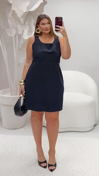 pre venda vestido marrant black out rosami