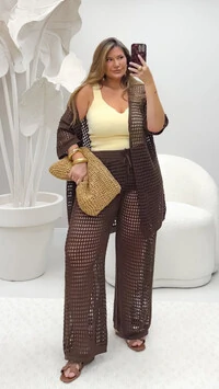 Conjunto tricot crochet malibu planet