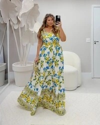 vestido longo lemon quebela