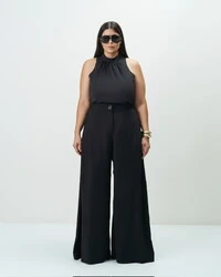 blusa gola alta quebela