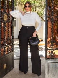 Pre venda Calça alfaiataria sarja mr fr