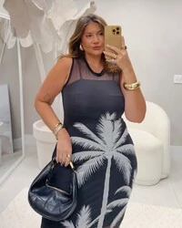 Pre venda vestido tule black coqueiro duas