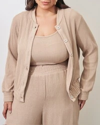 jaqueta malha kayla olivia