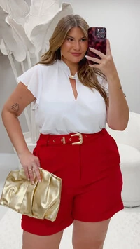 pre venda blusa elegance chiffon milan