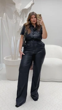 pre venda conjunto courino pu poliana bellah