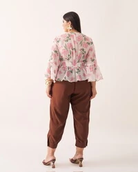Blusa ysis crepe floral kayla