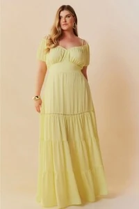 PROMO SEM TROCA Vestido longo quebela