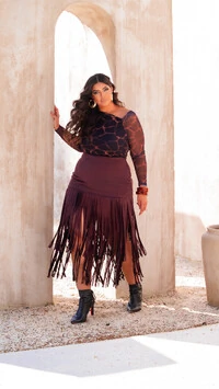 pre venda blusa assimetrica animal print tule divas