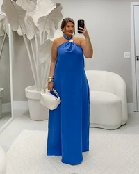 Pre venda vestido longo glory mar duas