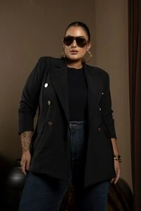 pre venda blazer alfaiataria alongado divas