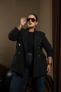 pre venda blazer alfaiataria alongado divas