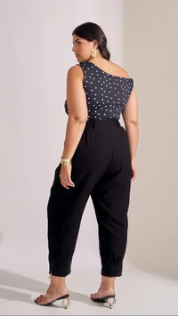 blusa poa assimetrica malha fria collab kayla