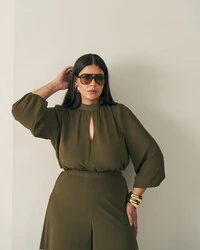 macacao gola alta quebela