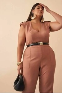 PROMO SEM TROCA Macacao mocha quebela