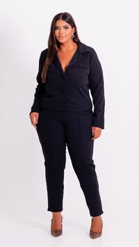 Jaqueta alfaiataria scuba classy upper