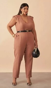 PROMO SEM TROCA Macacao mocha quebela