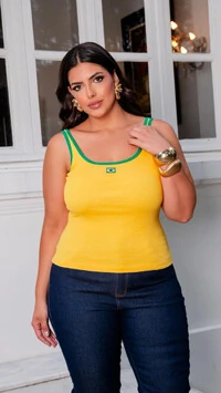 PRE VENDA regata canelada premium bicolor bandeira do brasil planet