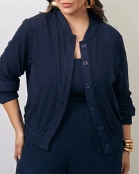 jaqueta malha kayla olivia