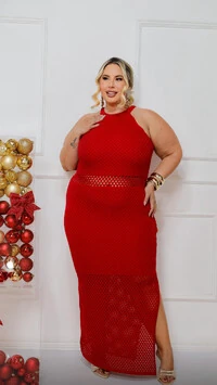 PROMO SEM TROCA Vestido tricot modal Giovana HR