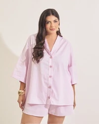 camisa jelly stripes botoes tingidos kayla