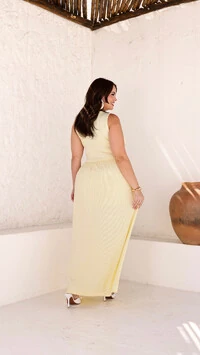 vestido rib fresh luna upper