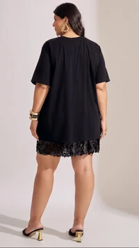 t shirt algodao over collab kayla