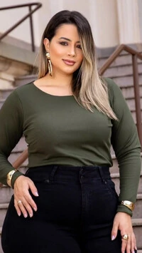 blusa flanelado decote quadrado larissa
