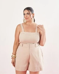 Shorts em viscose mali kayla