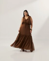 conjunto em crepe ggt com lurex chuvisco quebela