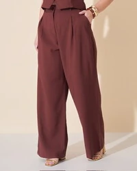 calca alfaiataria viscose nature kayla