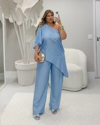 Pre venda calca em viscose paraty duas