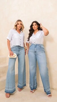 camisa midi algodao com martingale divas