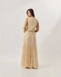 conjunto em crepe ggt com lurex chuvisco quebela