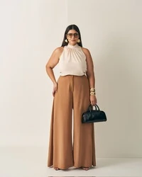 blusa gola alta quebela