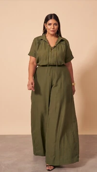 conjunto city viscose de poliamida e linho quebela