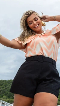 Pre venda shorts alfaiataria sensoriale fivela encapada mr fr