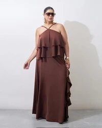 regata crepe babado lidia kayla