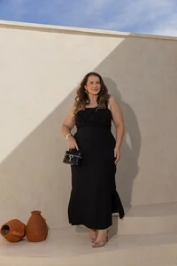 pre venda conjunto saia lapis midi e cropped flor origami bellah