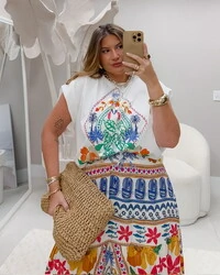 Saia midi vida leve lore