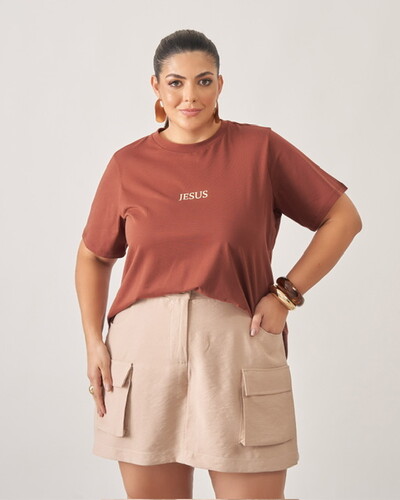 Foto T shirt algodao jesus kayla