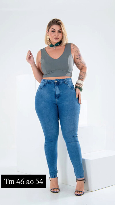 Foto Calca jeans skinny blue marina