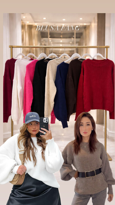 Foto Blusa tricot fang planet