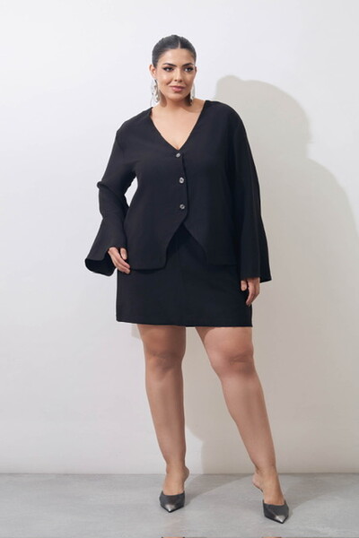 Foto shorts saia monet viscose e poliester kayla