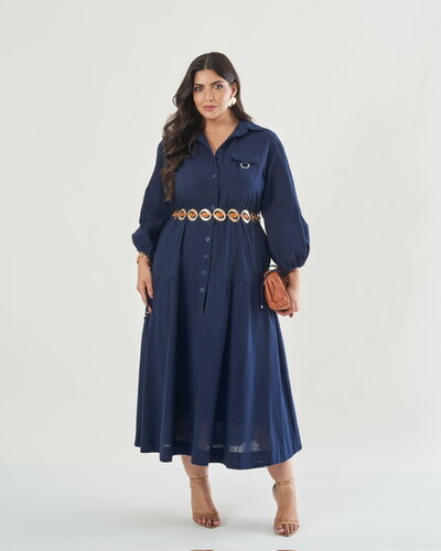 Foto pre venda vestido chemise botoes quebela